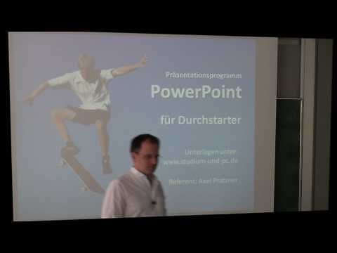 PowerPoint Präsentation erstellen - Aufbau PowerPoint und erste Seite