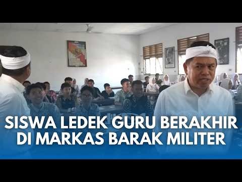 KDM BAWA SISWA KE MARKAS MAUNG! 9 Siswa SMAN 1 Purwakarta yang Ledek Guru Dikirim ke Barak Militer