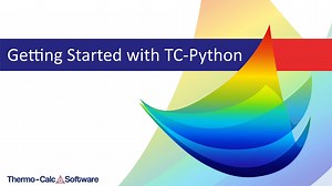 Learn how to use TC-Python, the Python language-based SDK that allows users to link Thermo-Calc calculations with many other programs, such as NumPy and SciPy. This video shows you how to set up a basic calcuation in TC-Python and then how to set up a "for loop" over it. It also shows you how to use the included examples and gives you resources to learn more about Python. | Thermo-Calc Software