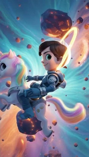 Captain Star & Luna the Space Unicorn’s Cosmic Ride! @Peekaboopal