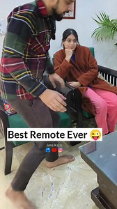 5.1M views · 10K reactions | Best Remote Ever  II Jims Kash #reelsviralfb #viralreelsfb #funnyreelsvideo #viralvideoシ #viralreelsfacebook #viralreelschallenge #trendingreels #trendingreelsvideo #couplereels #comedyreels #funnyreels #funny #funnyvideos #comedy #comedyvideo #couplegoals #couplecomedy #couple | Jims kash | Facebook