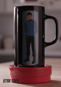 1.8K views · 41 reactions | The Star Trek™ Spock Transporter Mug beams the Enterprise’s first science officer down whenever you add a hot beverage. Energize! Available in Hallmark Gold Crown stores and online: https://bit.ly/StarTrek-Mug | Hallmark Gold Crown Stores | Facebook