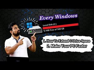 How To Extend C Drive Space || Make Your PC Faster || Minitool-pertition-wizard ||