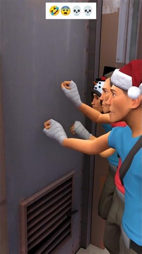 Scout Knocked and Ran Away 😢 🥀 Team Fortress 2 Animation Meme #cartoon #shorts #tf2 #tf2edit