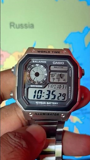 Travel the world with the iconic Casio AE-1200