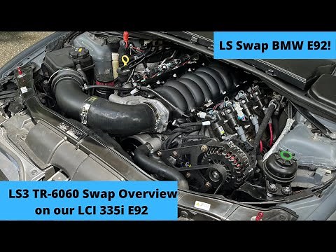 BMW E92 335i LS3 Swap Overview (Headers Cam Intake!) - LOUD BMW LS SWAP