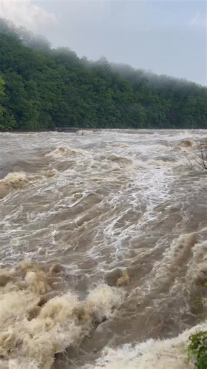 🌊 Happy Highwater Monday! The river is raging today — a little too wild for us to hit it just yet. But don’t worry! Some epic high water trips are coming later this week. Stay tuned, gear up, and get ready to ride the waves! 💦🛶 #HighWaterSeason #OhiopyleAdventures #WhiteWaterReady #RagingRiverVibes | White Water Adventurers, Inc.