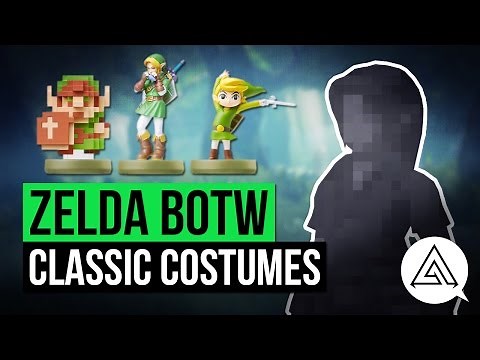 Zelda Breath of the Wild | How to Get Classic Link Costumes - Ocarina, Wind Waker, Twilight & More!