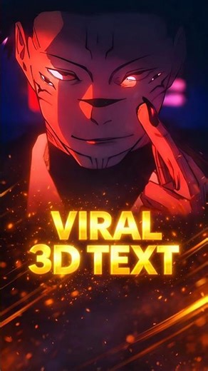 Make Viral 3D Text Effect in CapCut 🔥| #shorts #capcuttutorial