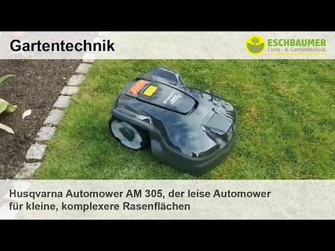 Husqvarna Automower AM 305, the quiet Automower for small, more complex lawns
