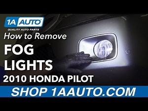How to Replace Fog Light Assemblies 09-11 Honda Pilot