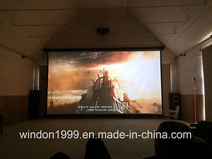 [Hot Item] Large Electric Projection Screen 200 Inch / Big Electric Screen