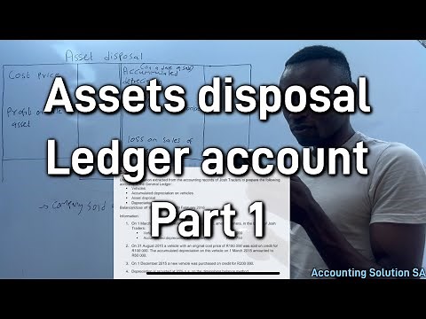 Assets Disposal Ledger Account Part 1