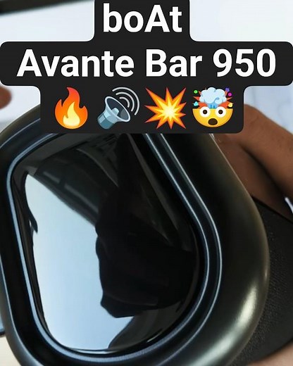 🔥" boAt Aavante Bar 950! 🎵 40W Power, RGB Glow & 7Hrs Playtime– #soundbar 🚀