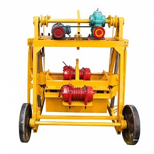 [Hot Item] Manual Mobile Concrete Block Making Machine