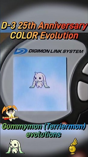 Evoluciones de Terriermon - D-3 25th Anniversary COLOR Evolution ✨#Digimon #anime #デジモン