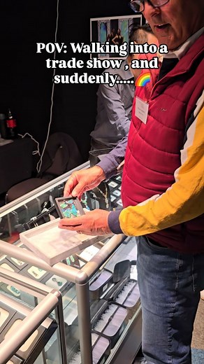 We stepped into the trade show, expecting the usual stunning gems, but what we found took our breath away—boulder opals that were out of this world! These beauties were more than just stones; they were miniature masterpieces, each one telling its own vibrant story. From electric blues to fiery reds, the colours were unreal, like nature's most vivid painting captured in a single gem. We couldn't help but marvel at their raw, untamed beauty. Talk about a show-stopper! #Opal #OpalAuctions #BoulderO