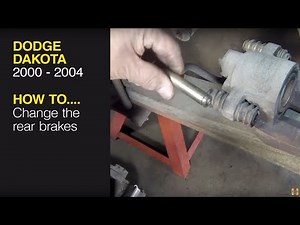 How to replace the rear brake pads on a Dodge Dakota (2000 - 2004) / Dodge Durango (2000 - 2003)