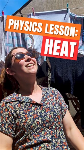 Dr Kirsten Banks on Instagram: "What is heat, really? 🌡️ We usually think of heat as just “warmth” — like when it’s cold and someone says “turn up the heat.” But in physics, heat has a very specific meaning. Heat is the transfer of energy that causes a temperature change. And that energy can move in three different ways: 🔥 Conduction When a hot object touches a cooler one, energy flows through direct contact — from hot to cold. 🌬️ Convection This happens in liquids and gases. Warmer material