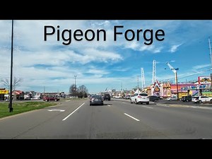 Pigeon Forge, TN, USA | Driving Tour Downtown | 4K | Slow TV