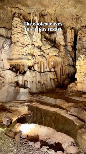Texas Travel | Amanda on Instagram: "These are some of the best caves and caverns to explore across the Lone Star State! 🪨 Cave Without a Name (@cavewithoutaname) One of the most beautiful caverns in Texas with massive chambers, stunning formations, and crystal clear pools. They also host concerts underground throughout the year, making this one of the most unique live music experiences in the entire state. (Cave featured in the video) 🪨 Natural Bridge Caverns (@naturalbridgecaverns) The large