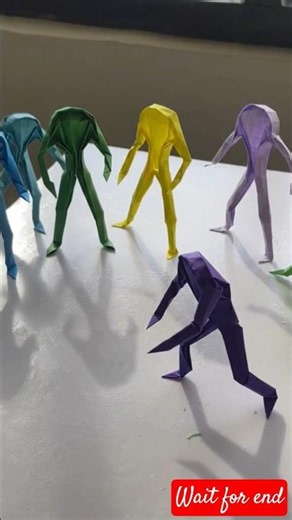 How to Make Paper Human #origami #passo #funk #diy