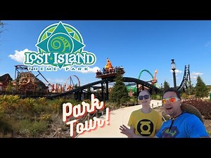 Lost Island Theme Park Full Park Tour & Review Waterloo Iowa