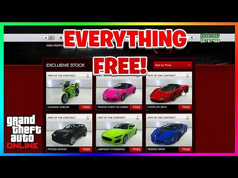 How To Get Everything For FREE In GTA Online Doing This Solo GTA 5 Money Glitch.. (unlimited money)