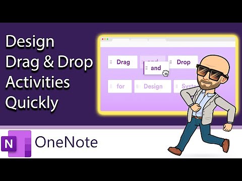 Design Drag & Drop Activities Quickly - OneNote