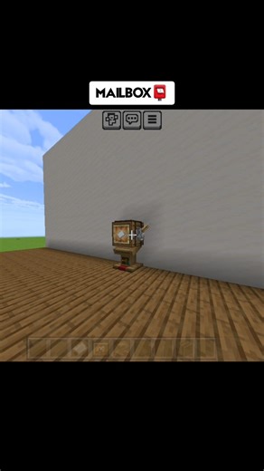How to build a mailbox in minecraft. #minecraft #minecraftbuild #shorts