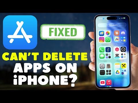 Fix Can't Delete Apps on iPhone (2026)