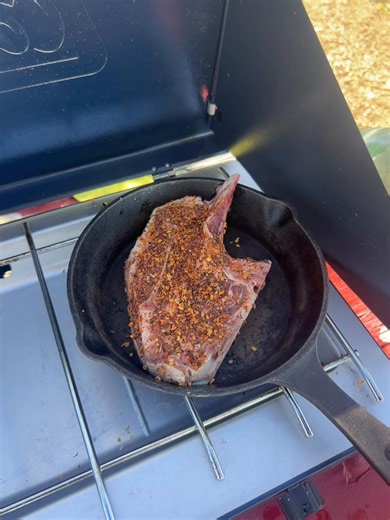 Lunch time 🤗🫶 #lonche #food #lambchops #yummy #outdoors