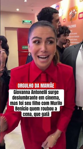 Giovanna Antonelli looks stunning in a movie, but it was her son who stole the show.