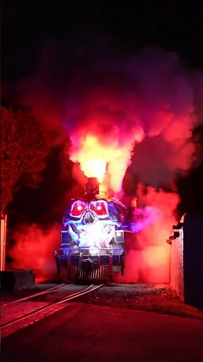 Tweetsie Railroad Ghost Train 2025 #halloween #tweetsierailroad #themepark #railway #train #scary