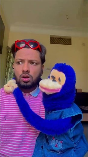 Wo bhi chori ho gya 😂😂 #jerry #harshh #comedyfilms #funny #trending #puppet #monkey ‪@Harsreaction‬
