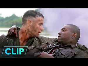 Forrest Gump (1994) | Bubba Dies in Forrest's Arms | Tom Hanks, Gary Sinise, Mykelti Williamson