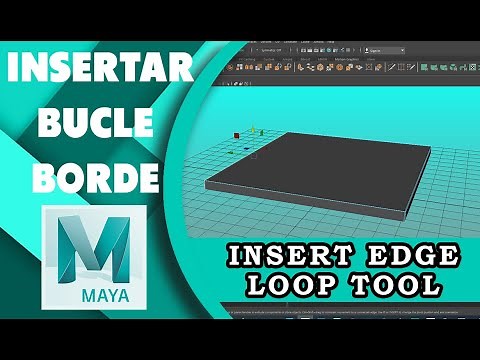 como usar insert edge loop tool Insertar un borde de buble para definir objetos en maya autodesk