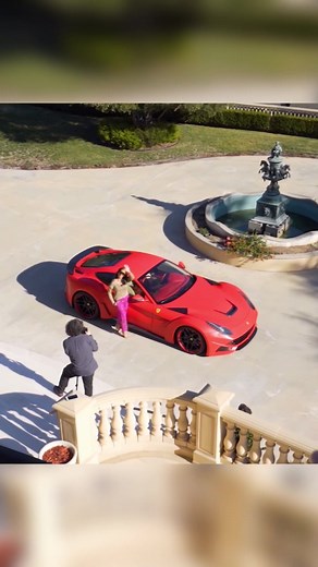 Reactions to Someone Leaning on a Ferrari