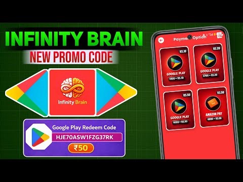 Infinity Brain App Promo Code | New Free Redeem Code | Free Redeem Code | Google Play Redeem Code