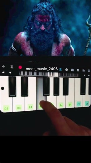 kantara chapter 1 👹🔥#piano #music #kantarachapter1 #shorts #song #pianotutorial #reels #horror music