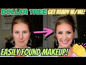 FULL FACE of 🕵🏻‍♀️EASILY FOUND🕵🏻‍♀️ DOLLAR TREE MAKEUP || $1.25 makeup products || Tutorial