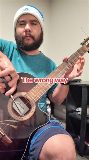 Aj P on Instagram: "NGL this was painful to make and I 10/10 do not recommend this guitar string changing technique 😭 #guitar #guitarlessons"