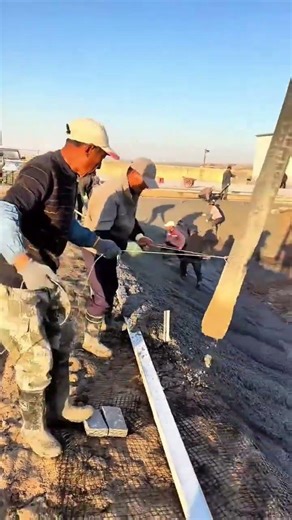 Innovative Slope Reinforcement Efficient Concrete Pouring Using Geogrid and Manual Leveling