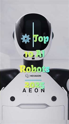 Top 10 Most Advanced AI Robots 2025 🤖🔥 | The Future Is Here! #Top10 #AIRobots #Technology2025