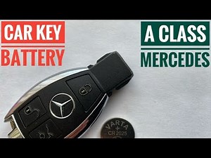 How to replace the battery of the key for the Mercedes A-Class W176.