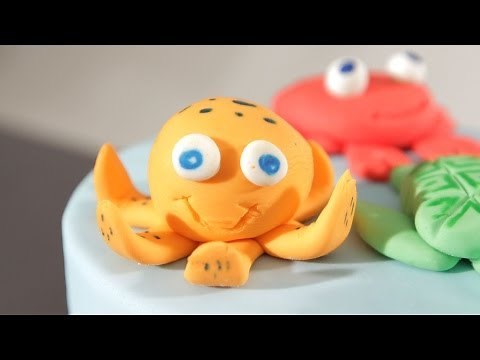 How to Make a Fondant Octopus | Cake Fondant