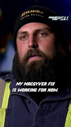 Team Reliable battles a loaded truck 😬#HighwayThruHell #ReliableTowing