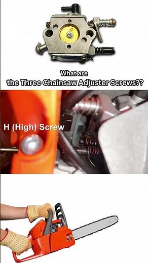 Identifying the 3 Chainsaw Carburetor Adjuster Screws
