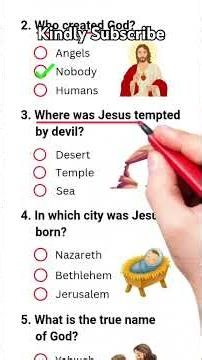 Bible quiz - Can you get all 6/6 #quiz #quiztime #bible #usa