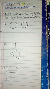 Find the scale factor for each of the following pairs of simila... | Filo